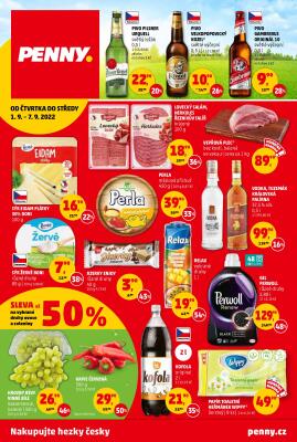 akční leták Penny Market 1.9.2022-7.9.2022