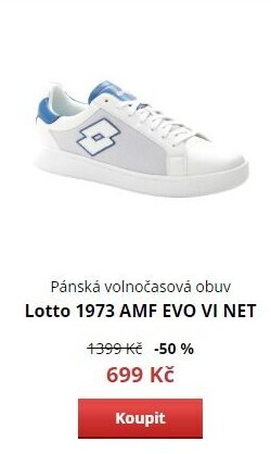 Pánská volnočasová obuv Lotto 1973 AMF EVO VI NET