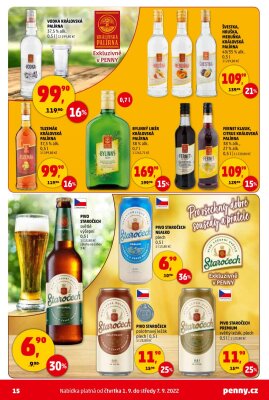 akční leták Penny Market 1.9.2022-7.9.2022