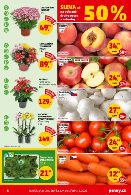 akční leták Penny Market 1.9.2022-7.9.2022