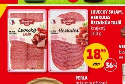 Lovecký salám, Herkules, Řezníkův talíř krájený 100 g
