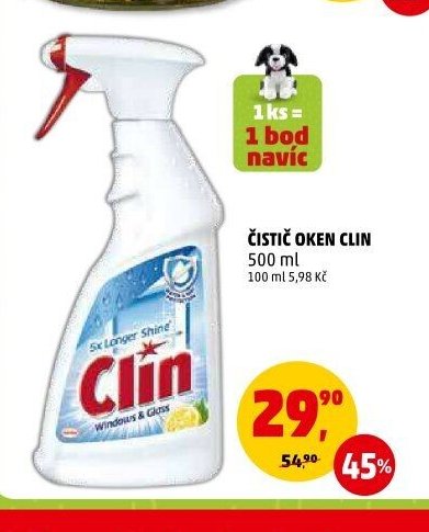 Čistič oken Clin