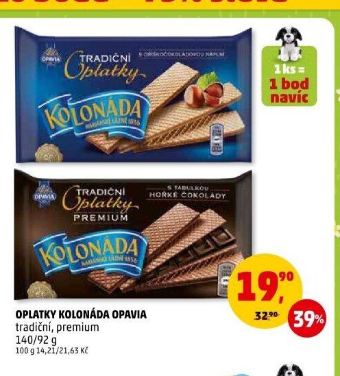 Oplatky Kolonáda Opavia (tradiční, premium)