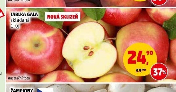 JABLKA GALA skládaná