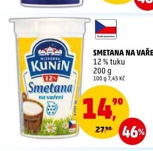 SMETANA NA VAŘENÍ