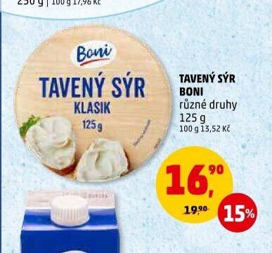 TAVENÝ SÝR BONI 125 g