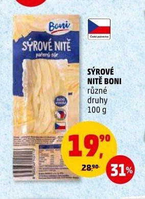 SÝROVÉ NITĚ BONI 100 g