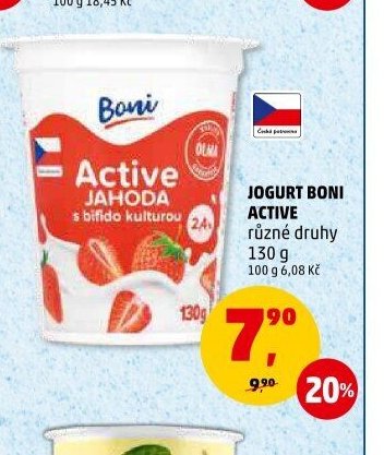 JOGURT BONI ACTIVE 130 g