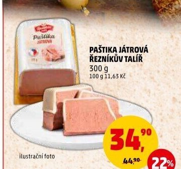 PAŠTIKA JÁTROVÁ ŘEZNÍKŮV TALÍŘ