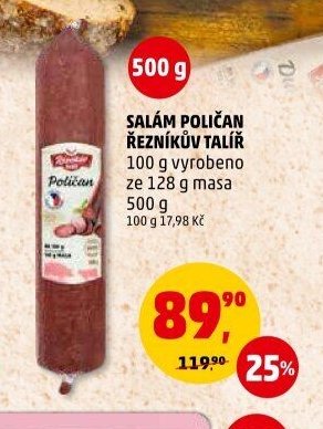 SALÁM POLIČAN ŘEZNÍKŮV TALÍŘ