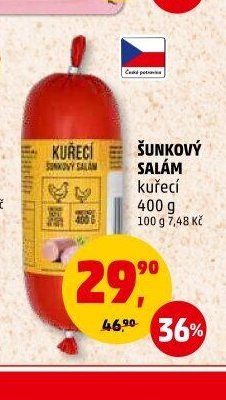 KUŘECÍ ŠUNKOVÝ SALÁM