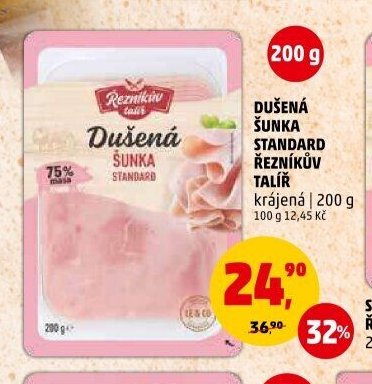 Dušená šunka standard Řezníkův talíř