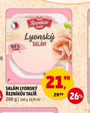 Salám Lyonský Řezníkův talíř