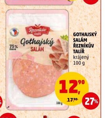 Gothajský salám Řezníkův talíř