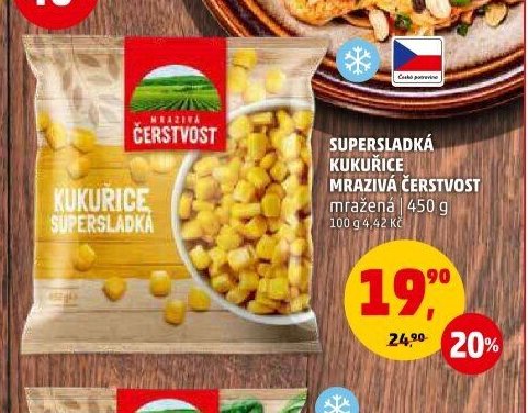 Supersladká kukuřice mrazivá Čerstvost