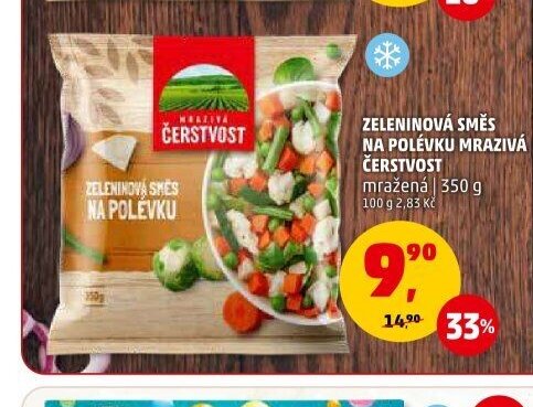 Zeleninová směs na polévku mrazivá Čerstvost