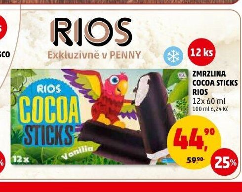 Zmrzlina Cocoa Sticks Rios