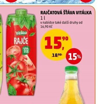 Rajčatová šťáva Vitálka