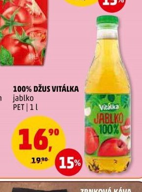 100% džus Vitálka jablko