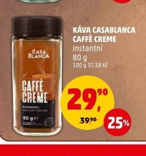 Káva Casablanca Caffé Creme instantní