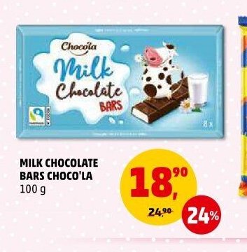 Milk Chocolate Bars Choco'la