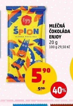 Mléčná čokoláda Enjoy
