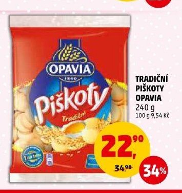 Tradiční piškoty Opavia