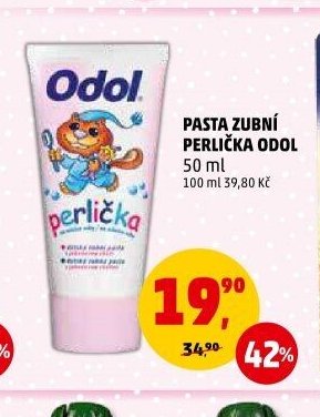 PASTA ZUBNÍ PERLIČKA ODOL