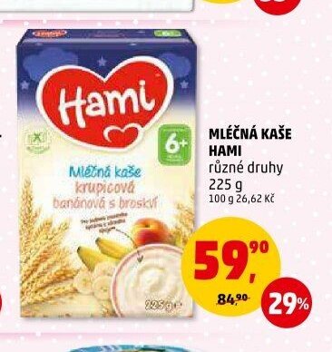 MLÉČNÁ KAŠE HAMI