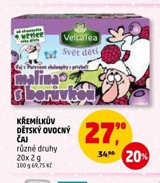 KŘEMÍLKŮV DĚTSKÝ OVOCNÝ ČAJ