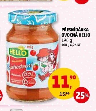 PŘESNÍDÁVKA OVOCNÁ HELLO