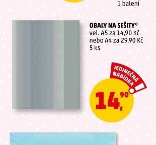 OBALY NA SEŠITY