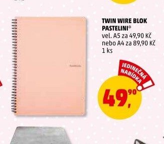 TWIN WIRE BLOK PASTELINI