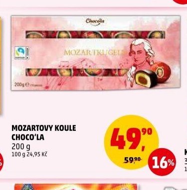 MOZARTOVY KOULE CHOCO'LA