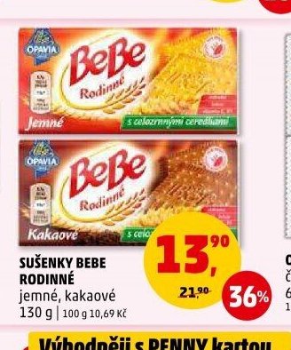 SUŠENKY BEBE RODINNÉ