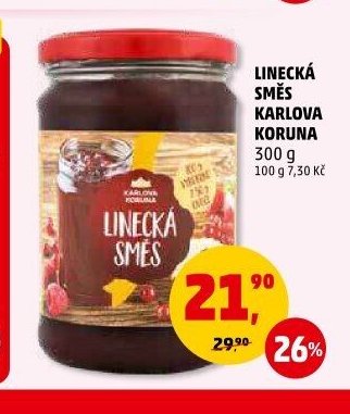 LINECKÁ SMĚS KARLOVA KORUNA