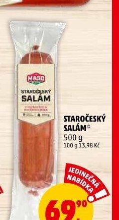 STAROČESKÝ SALÁM MASO Příbram