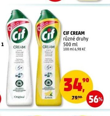 CIF CREAM různé druhy 500 ml