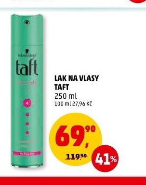 LAK NA VLASY TAFT 250 ml
