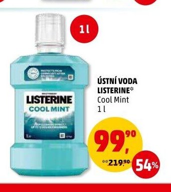ÚSTNÍ VODA LISTERINE Cool Mint 1 l