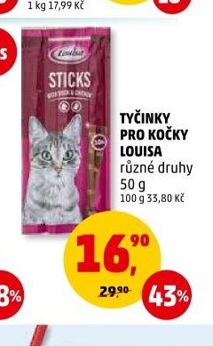 TYČINKY PRO KOČKY LOUISA