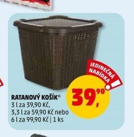 RATANOVÝ KOŠÍK