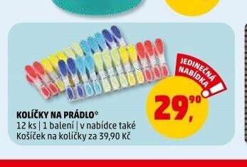 KOLÍČKY NA PRÁDLO