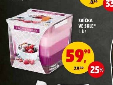 Svíčka ve skle