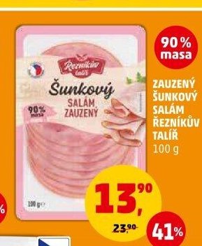 ŠUNKOVÝ SALÁM ZAUZENÝ ŘEZNÍKŮV TALÍŘ