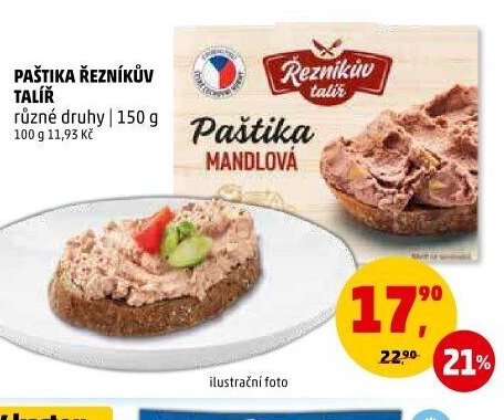Paštika Řezníkův talíř
