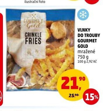 Vlnky do trouby Gourmet Gold