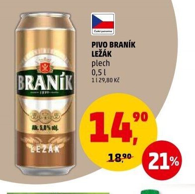 Pivo Braník ležák