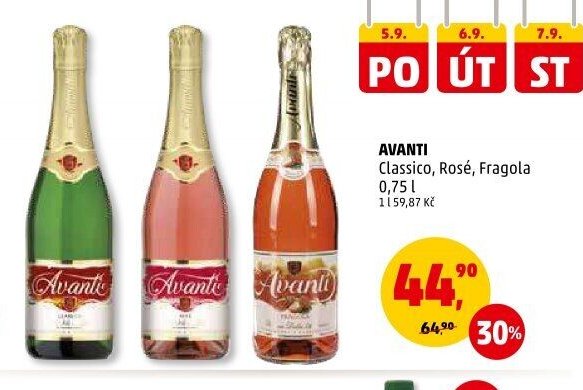 Avanti Classico, Rosé, Fragola