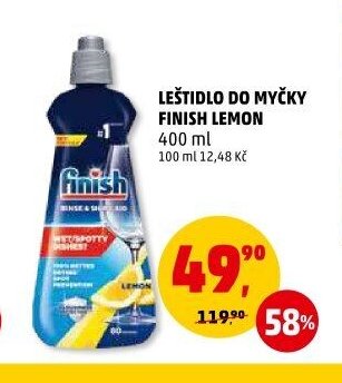 Leštidlo do myčky Finish Lemon